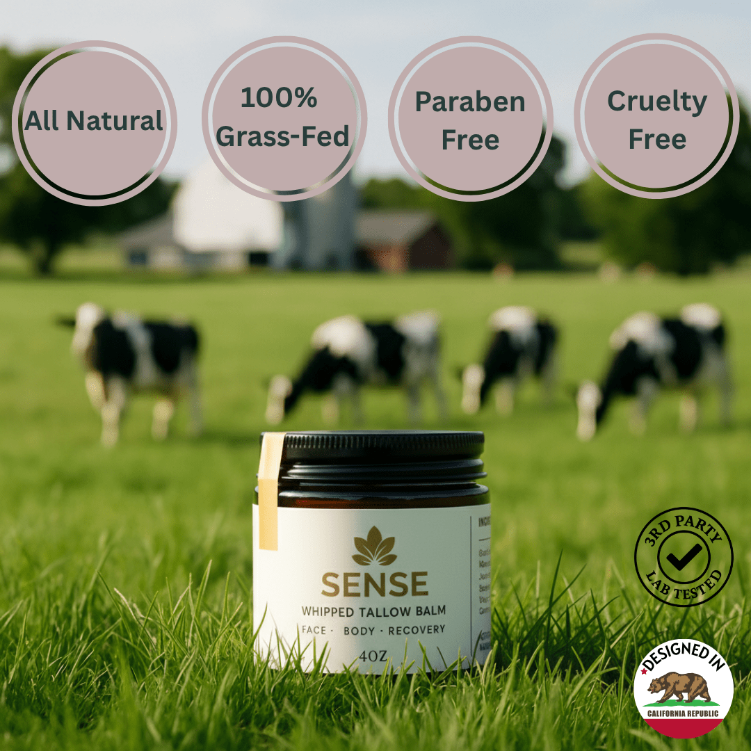 Grass - Fed Beef Tallow Balm in color | | Sense Wellness