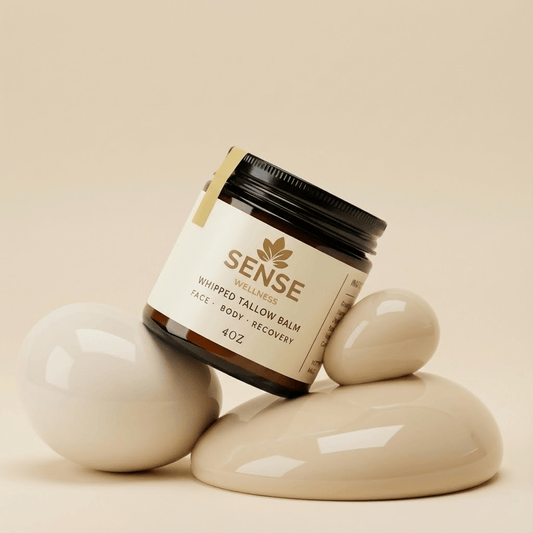 Grass - Fed Beef Tallow Balm in color | | Sense Wellness