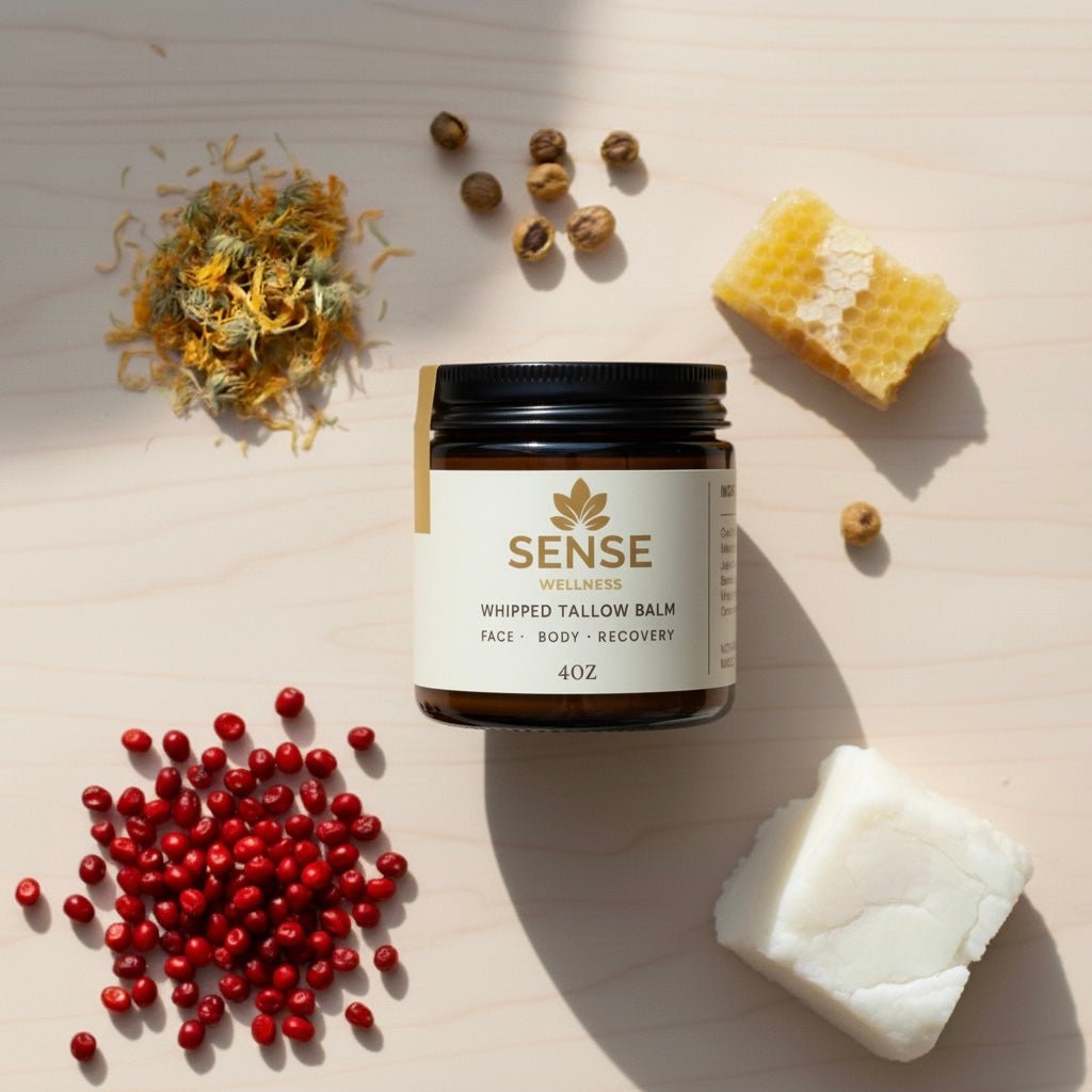 Grass - Fed Beef Tallow Balm in color | | Sense Wellness